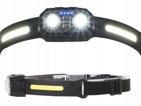 Latarka czołowa 220 lm LED 08380