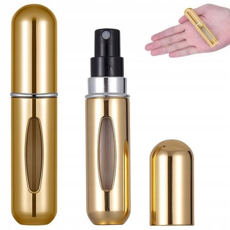 Atomizer podróżny z rozpylaczem do perfum flakon 5ml 01752ZŁ