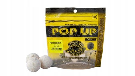 Carp Servis Kulki Pop up Czarny Pieprz w woreczku strunowym 12mm 5093