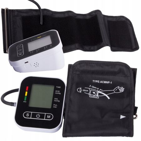 Ciśnieniomierz naramienny elektroniczny LCD wyświetlacz 27021