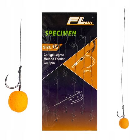 FL Method Feeder bagnet r.10 6szt. przypony na plecionce 64-00802