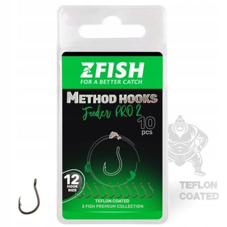 Haczyki gruntowe Zfish Method Feeder Pro 2 10 szt. Rozmiar 6 3441