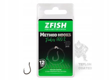 Haczyki gruntowe Zfish Method Feeder Pro 2 10 szt. Rozmiar 8 3458