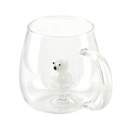 Kubek miś szkło 400 ml HTID1090