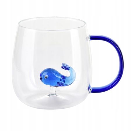 Kubek wieloryb szkło 400 ml HTID1052