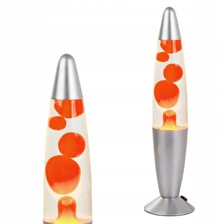 Lampa retro stołowa Lava pomarańczowa 18157_P