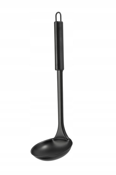 Łyżka wazowa metalowa czarna HTXD0261