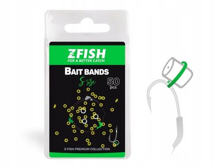 Opaski silikonowe ZFISH Silicone Bait 50 szt. średnie 3762