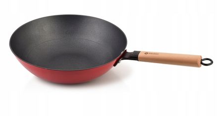 Patelnia Wok rodeluxe 30 cm żeliwna HTXD5939