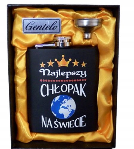 Piersiówka ze Stali Nierdzewnej Najlepszy Chłopak 6-4022