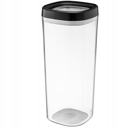 Pojemnik spożywczy transparentny czarny 1800ml AMOS 29571CZ