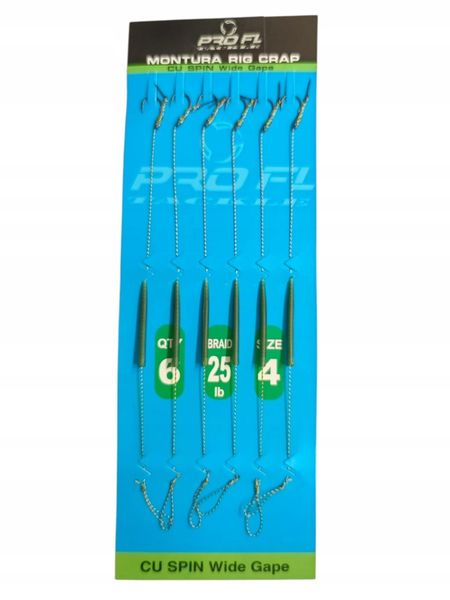 Przypon karpiowy 6 szt hak 4 z igłą 64-25171