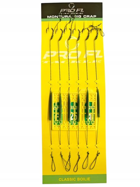 Przypon karpiowy 6 szt hak 8 z włosem 64-25249