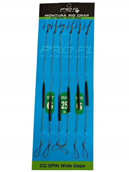 Przypon karpiowy 6 szt hak6 z igłą 64-25188