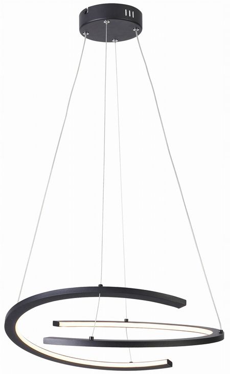 Reality Ancor - lampa wisząca LED czarny mat. 1x30W 341701-30