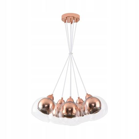 Reality Clara - lampa wisząca różowe złoto. 6xE27 337506-31