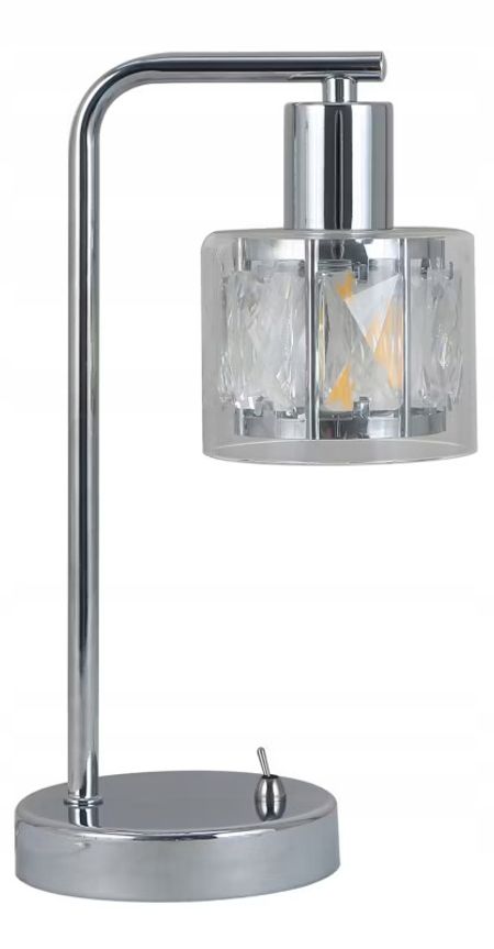 Reality Elmo Lampa stołowa bezbarwny, srebrny 40 W 538801-06