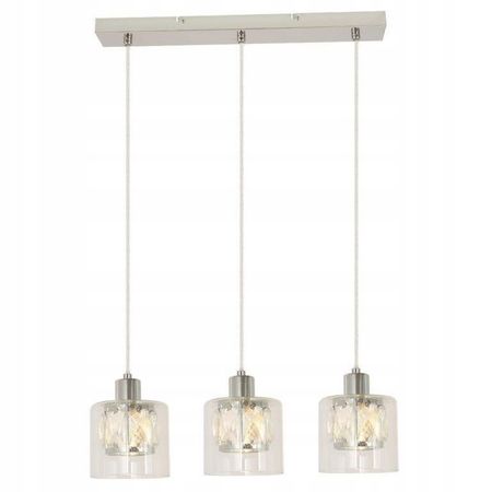 Reality Elmo Lampa wisząca chrom kryształ 3pł 338833-06
