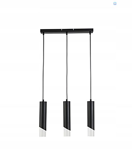 Reality Hardin - lampa wisząca 3 płomienna czarny mat 342303-30