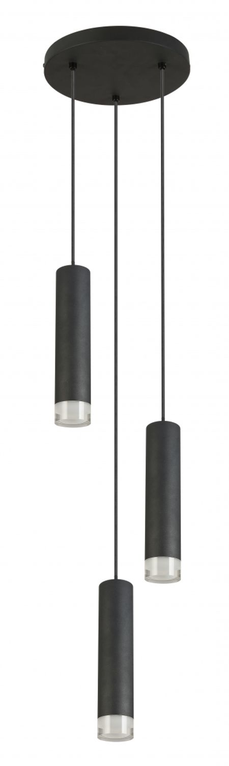 Reality Ina - lampa wisząca czarny mat. 3xE27 340833-30