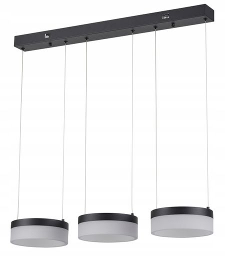 Reality Nicki - lampa wisząca 3 płomienna LED czarna. 3x20W 330203-30