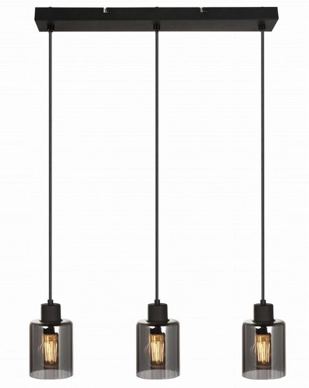 Reality Valerie - lampa wisząca czarny mat. 3xE27 342703-30