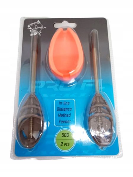 Zestaw Koszyków Do Method Feeder FL 2+1 Long Distance - 50g FL-64-03155