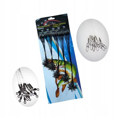 Zestaw przyponów stalowych 100 szt 16-28 cm 64-01748