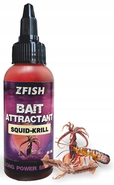 ZFish Dip smużący Bait Attractant 60ml - Kałamarnica / Kryl 3595