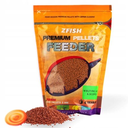 ZFISH Micro Method Feeder Pellets 2mm/700g - N-Butyric Acid & Scopex 7229