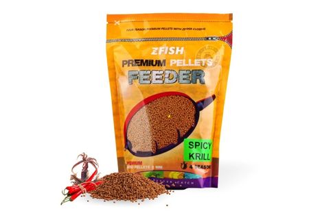 ZFISH Micro Method Feeder Pellets 2mm/700g - Spicy Krill 7120