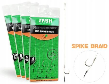 ZFISH Przypon Method Feeder Rig Spike Braid wym.12 8965