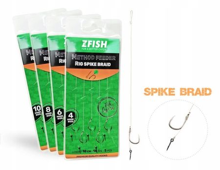 ZFISH Przypon Method Feeder Rig Spike Braid wym.8 8941