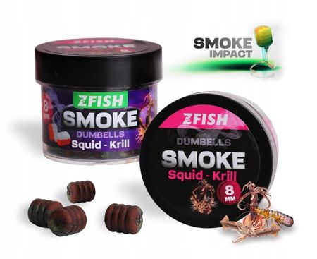 ZFISH Smoke POP-UP Dumbells 8 mm - Squid-Krill 2918