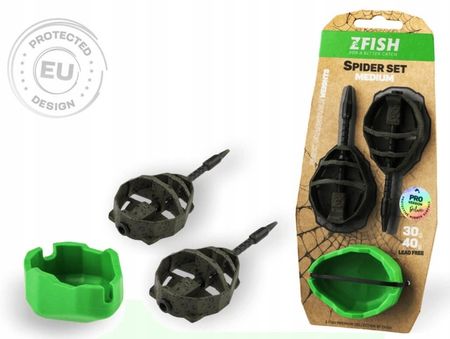 Zfish Zestaw 2 koszyków 30g,40g + foremka Spider Medium 5483